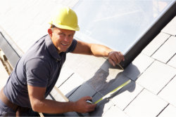 carpentry in working in the roof